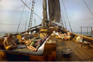 Silolona yacht - Deck